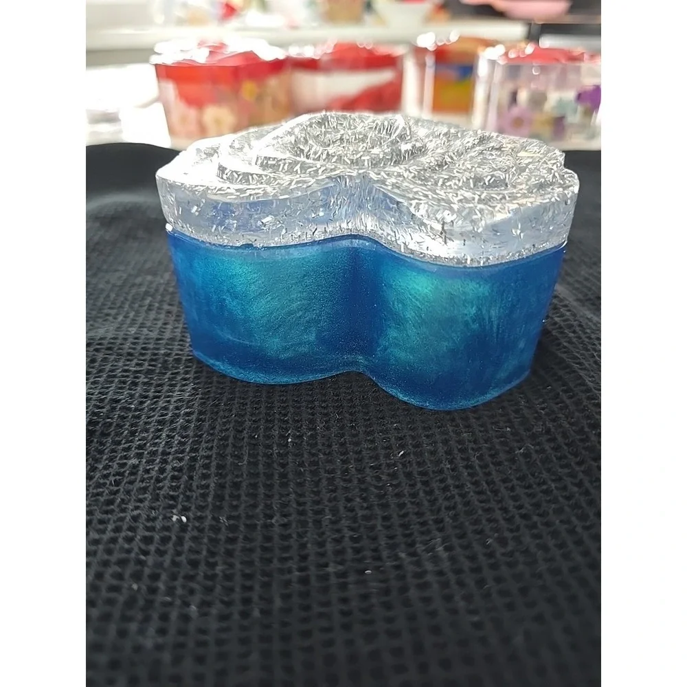 Handmade Resin‎ Heart Shaped Box Valentines Gift Decoration  700